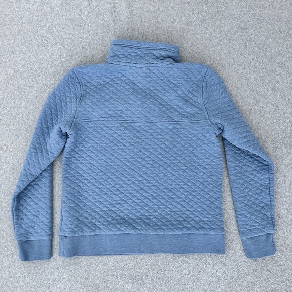 Patagonia Quilt Snap T Pullover Womens Medium Wavy Blue Cotton Cozy Layer 25282 - Picture 7 of 10